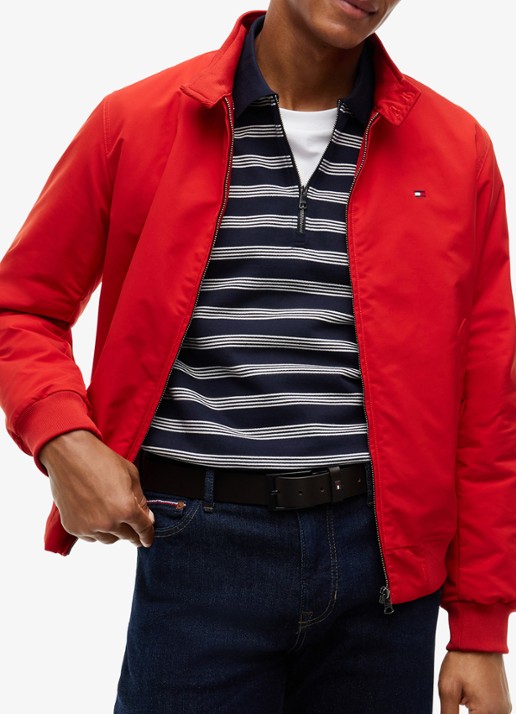 Tommy Hilfiger Pasjeshouder en riem van leer in giftset - detail donkerbruin