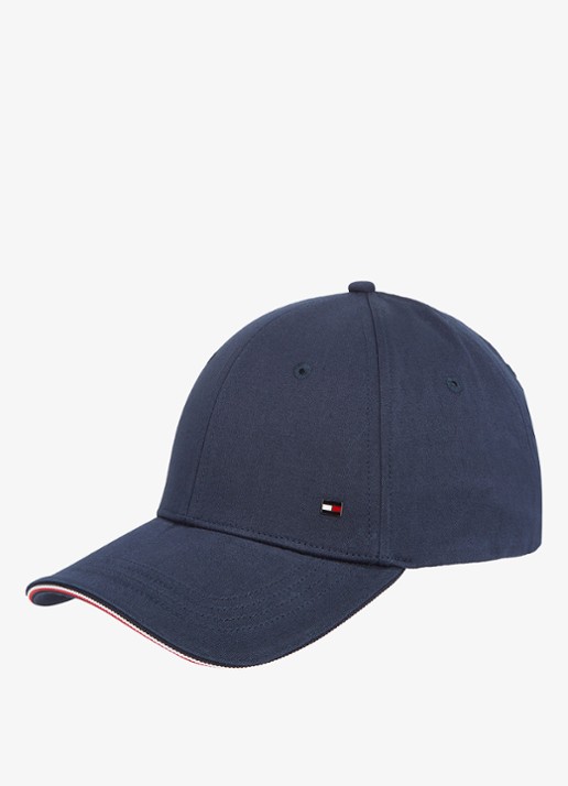 Tommy Hilfiger Pet met logo - voorkant donkerblauw