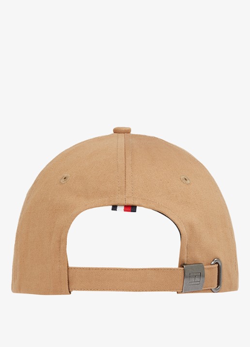 Tommy Hilfiger Pet met logo - achterkant 3 camel