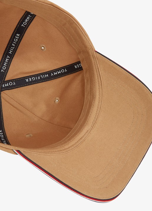Tommy Hilfiger Pet met logo - detail 2 camel