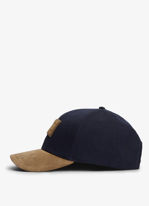 Tommy Hilfiger Pet met logo - detail 3 blauwgrijs