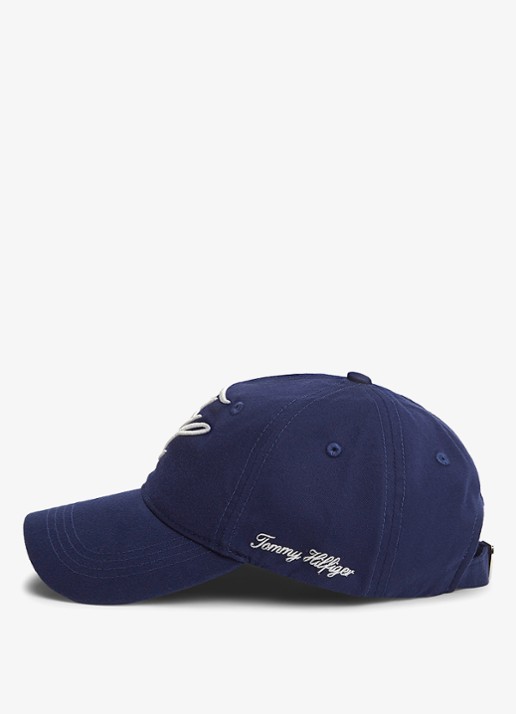 Tommy Hilfiger Pet met logoborduring - detail 3 donkerblauw