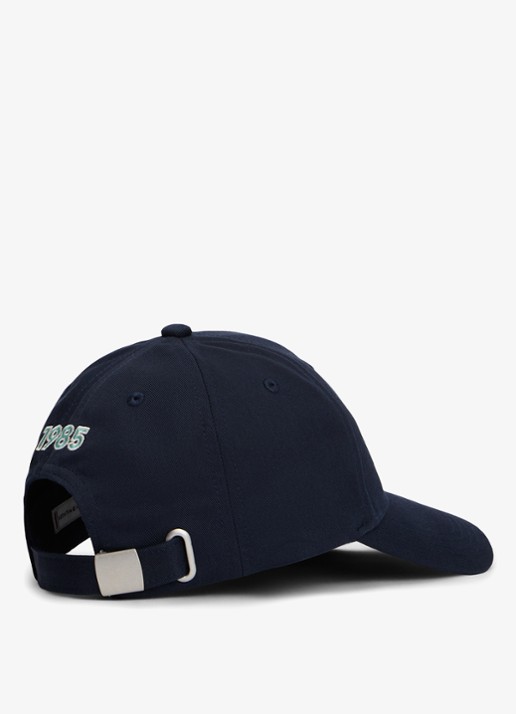 Tommy Hilfiger Pet met logoborduring - achterkant 3 donkerblauw