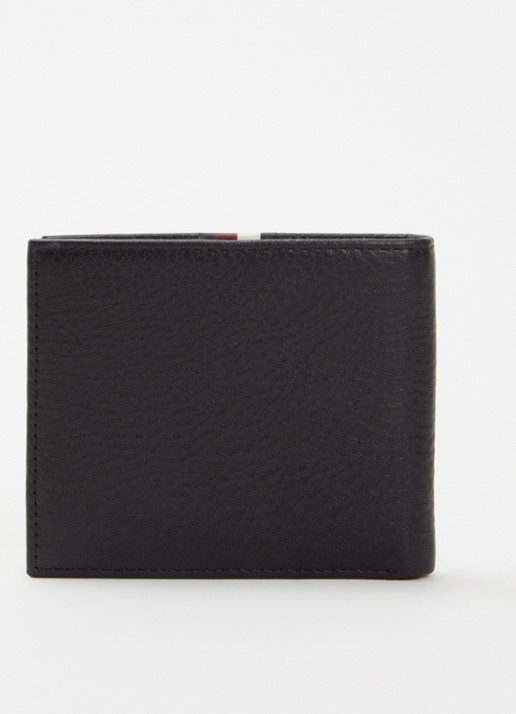 Tommy Hilfiger Portemonnee met logo - achterkant 3 diepzwart