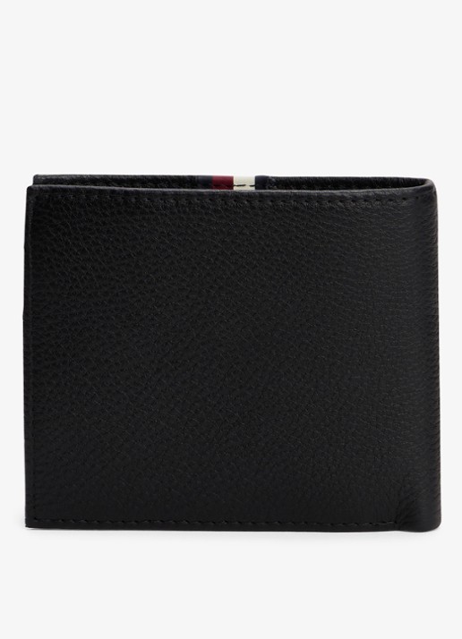Tommy Hilfiger Portemonnee met logo - detail 4 diepzwart