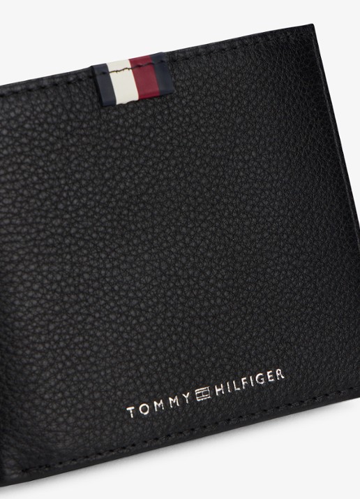 Tommy Hilfiger Portemonnee met logo - detail 5 diepzwart