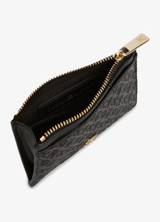 Tommy Hilfiger Portemonnee met logoprint - detail 4 zwart