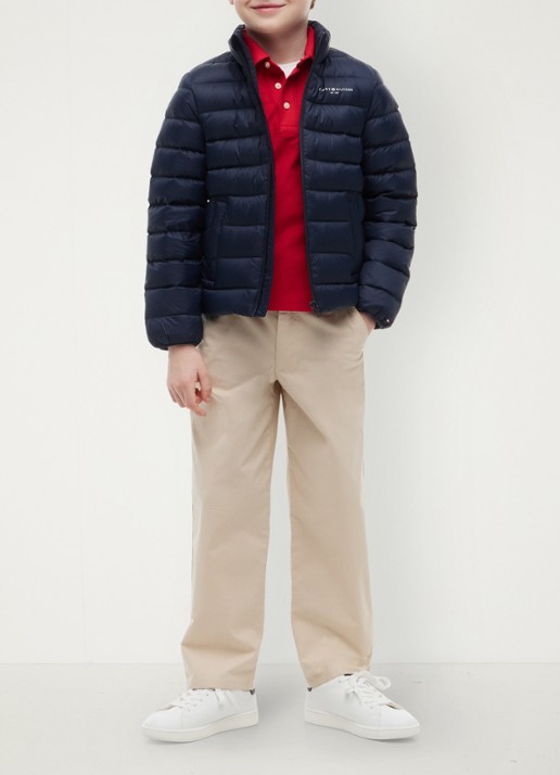 Tommy Hilfiger Pufferjas met logo  - detail 4 dark night navy-c1g