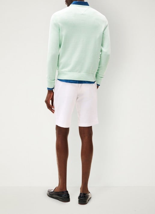 Tommy Hilfiger Pullover met logo - achterkant mint