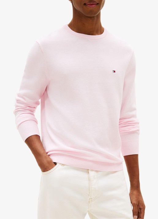 Tommy Hilfiger Pullover met logo - detail 2 pink lily-tpb
