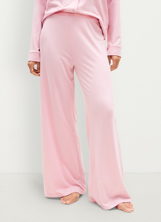 Tommy Hilfiger Pyjamabroek met logoband - detail 4 roze