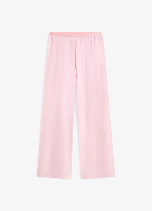 Tommy Hilfiger Pyjamabroek met logoband - voorkant 2 roze