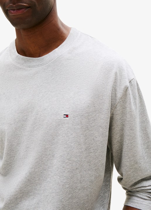 Tommy Hilfiger Pyjamaset met logo 2-delig - detail 3 grijs