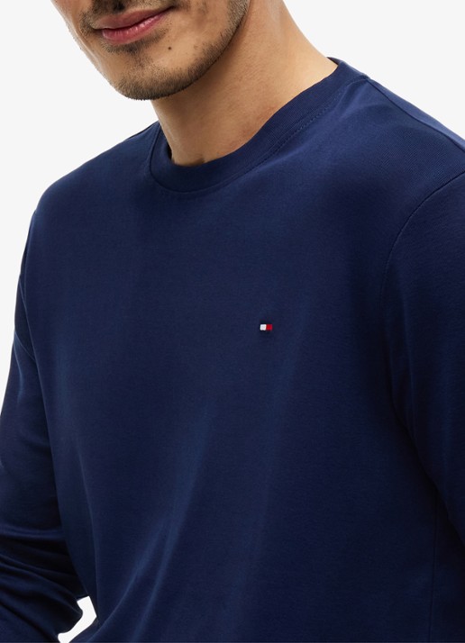 Tommy Hilfiger Pyjamaset met logo 2-delig - detail 2 donkerblauw