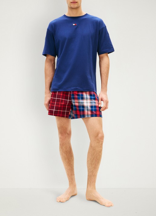 Tommy Hilfiger Pyjamaset met logo - voorkant 3 multicolor