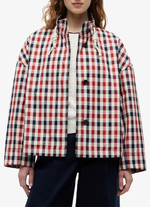 Tommy Hilfiger Regenjas met ruitdessin