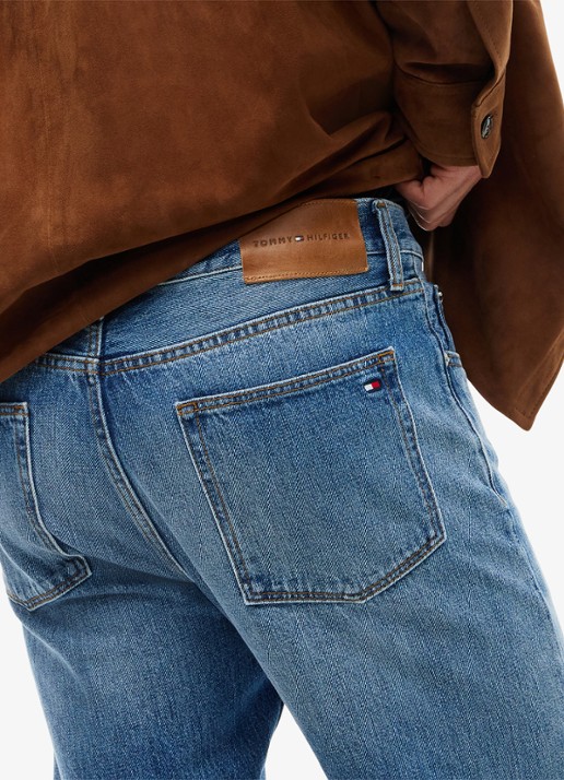 Tommy Hilfiger Regular fit jeans met steekzakken - detail 5 indigo