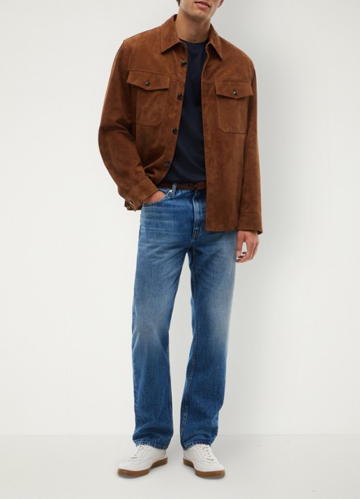 Tommy Hilfiger Regular fit jeans met steekzakken - voorkant 2 indigo