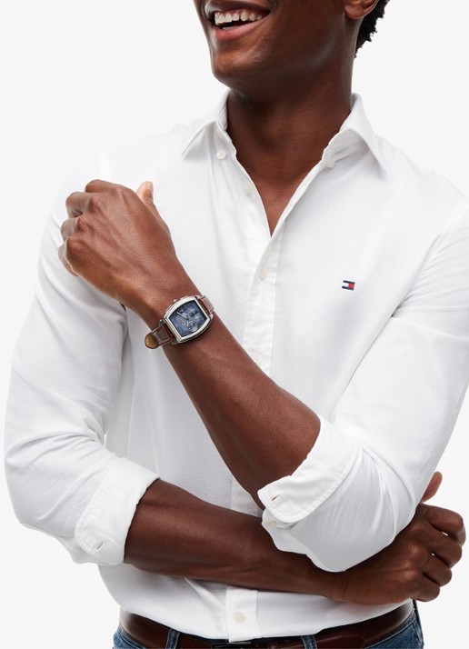 Tommy Hilfiger Regular fit overhemd met logo - detail 6 wit