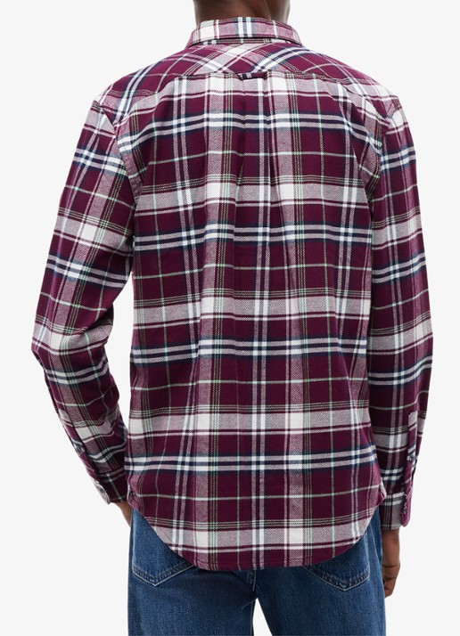 Tommy Hilfiger Regular fit overhemd met ruitdessin - achterkant 3 rood