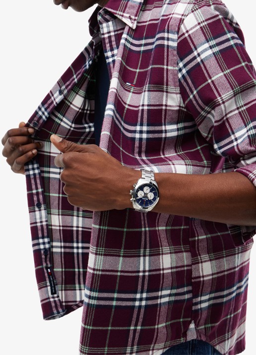 Tommy Hilfiger Regular fit overhemd met ruitdessin - detail 2 rood