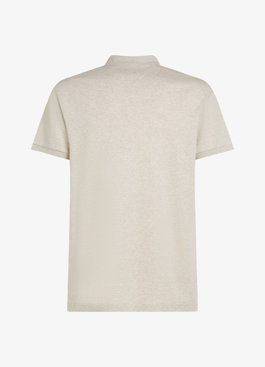 Tommy Hilfiger Regular fit polo met logo - detail 3 creme