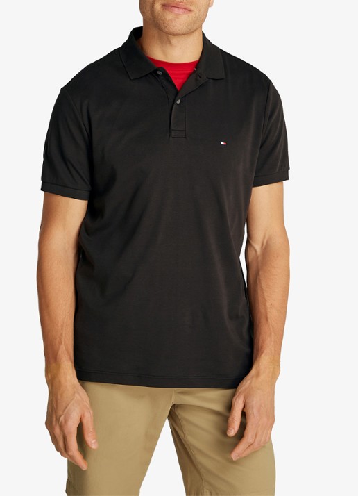 Tommy Hilfiger Regular fit polo met logoborduring