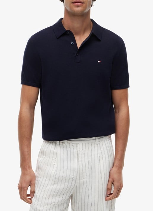 Tommy Hilfiger Regular fit polo met logoborduring