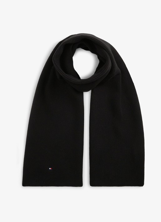 Tommy Hilfiger Ribgebreide sjaal in wolblend