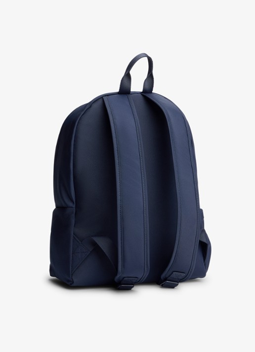 Tommy Hilfiger Rugzak met logo - achterkant donkerblauw