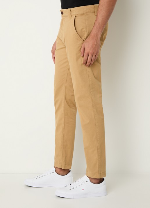 Tommy Hilfiger Scanton slim fit chino met steekzakken - detail 9 camel