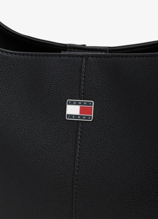 Tommy Hilfiger Schoudertas met logo - detail 2 zwart