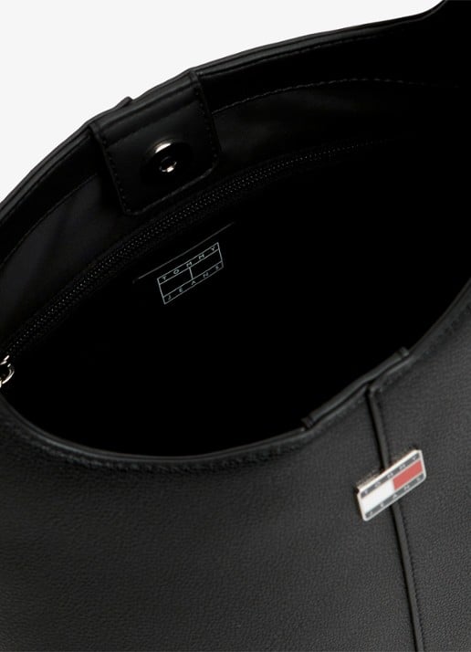 Tommy Hilfiger Schoudertas met logo - detail 3 zwart