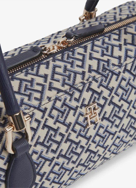 Tommy Hilfiger Schoudertas met logoprint - detail 3 donkerblauw