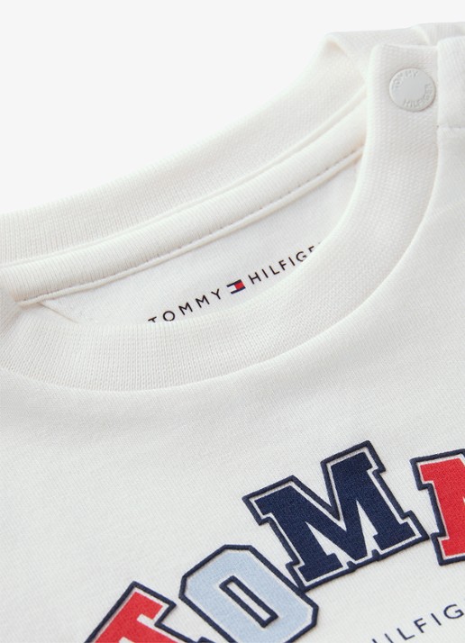 Tommy Hilfiger Set van joggingbroek met vest en longsleeve 3-delig - detail 2 donkerblauw