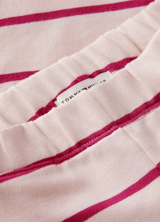 Tommy Hilfiger Set van sweater en joggingbroek met streepprint 2-delig - detail 2 roze
