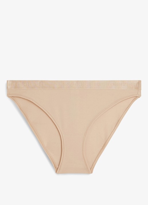 Tommy Hilfiger Slip met logoband - voorkant roze