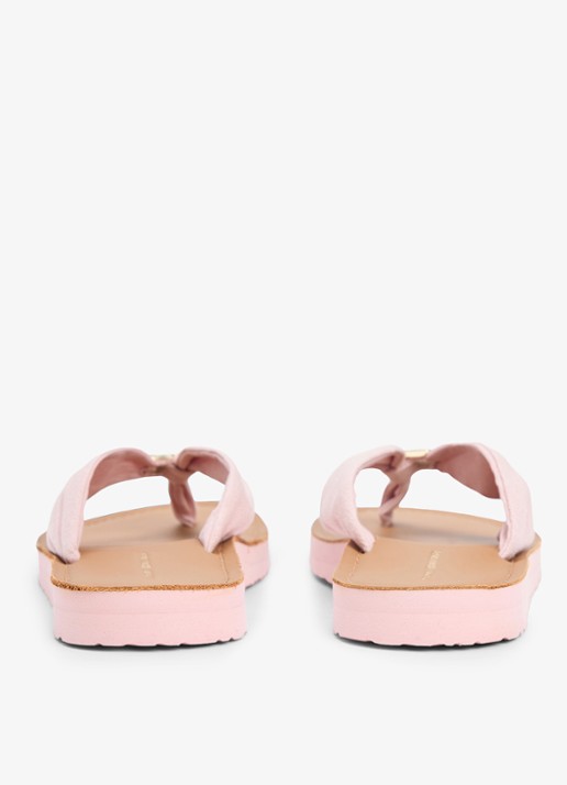 Tommy Hilfiger Slipper met logo - achterkant 6 rood