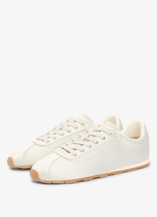 Tommy Hilfiger Sneaker met logo - detail 2 lichtgrijs