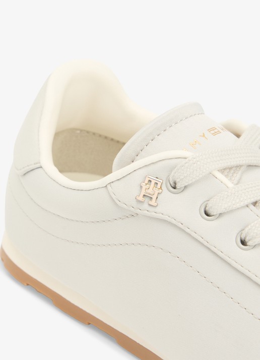 Tommy Hilfiger Sneaker met logo - detail 6 lichtgrijs