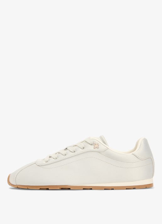 Tommy Hilfiger Sneaker met logo - voorkant lichtgrijs