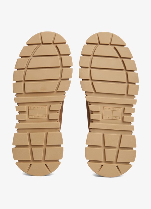 Tommy Hilfiger Sneaker met logo - detail 4 khaki