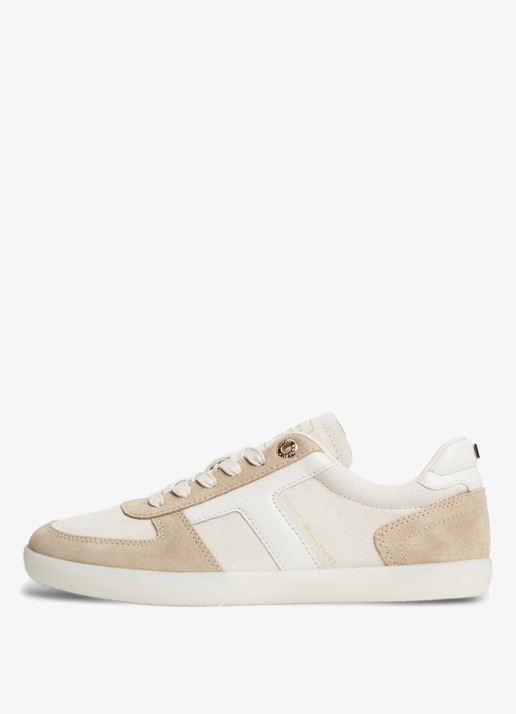 Tommy Hilfiger Sneaker met logo - detail 3 creme