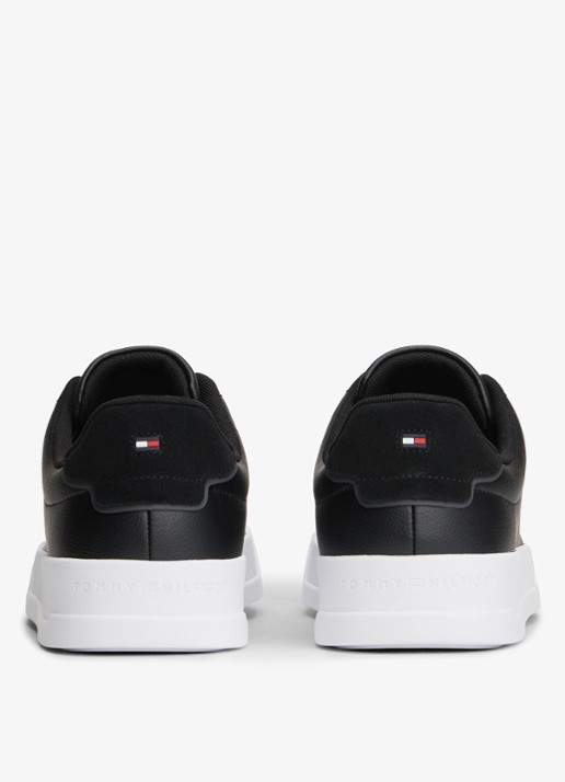 Tommy Hilfiger Sneaker met logo - achterkant 6 zwart