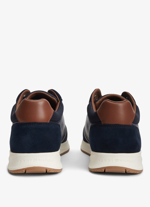 Tommy Hilfiger Sneaker met logo - detail 2 donkerblauw