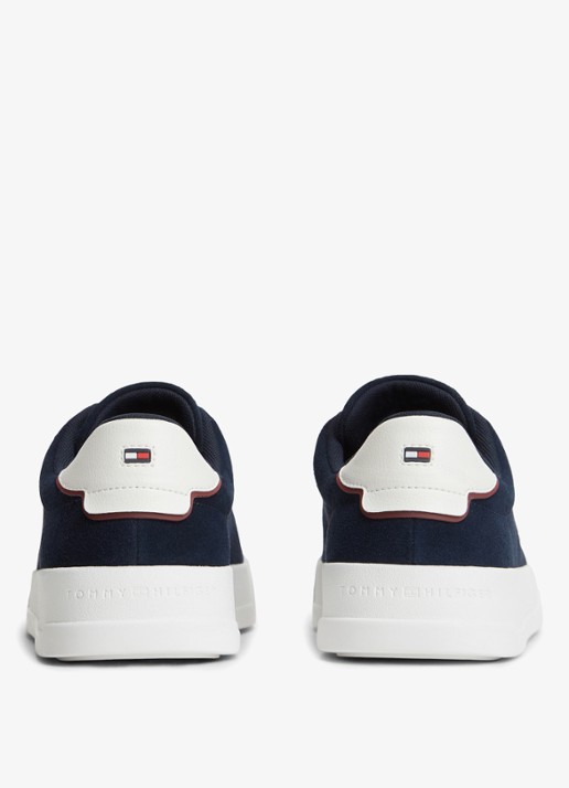 Tommy Hilfiger Sneaker met logo - detail 6 donkerblauw