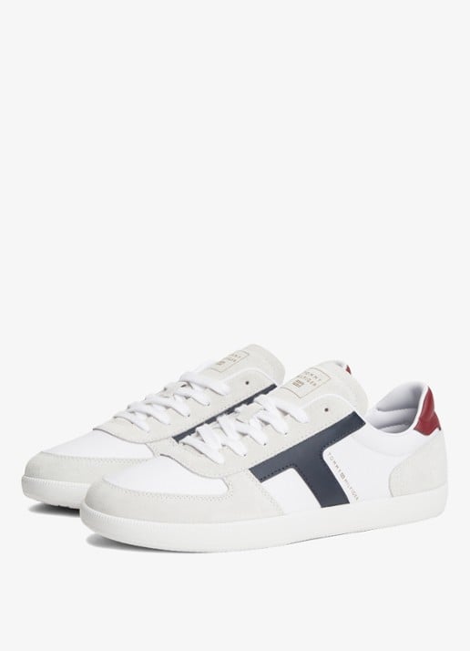 Tommy Hilfiger Sneaker met logo - detail 2 wit
