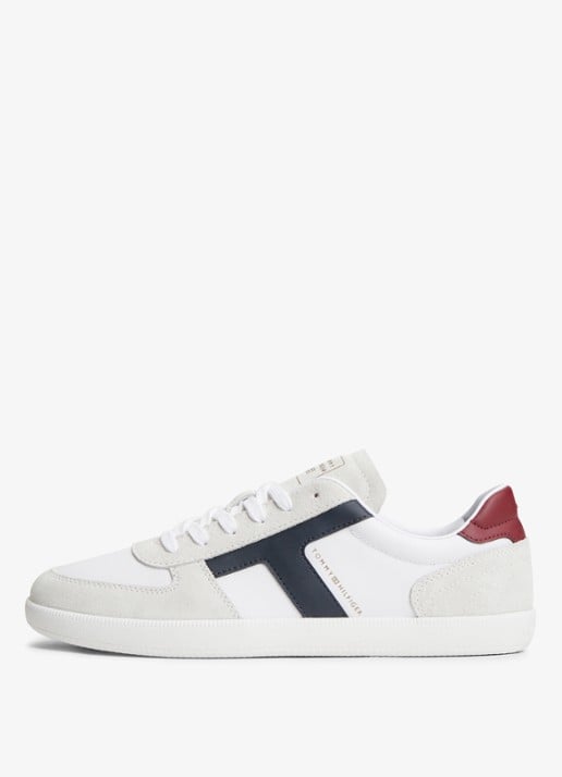 Tommy Hilfiger Sneaker met logo - detail 4 wit