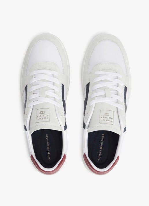 Tommy Hilfiger Sneaker met logo - detail 5 wit