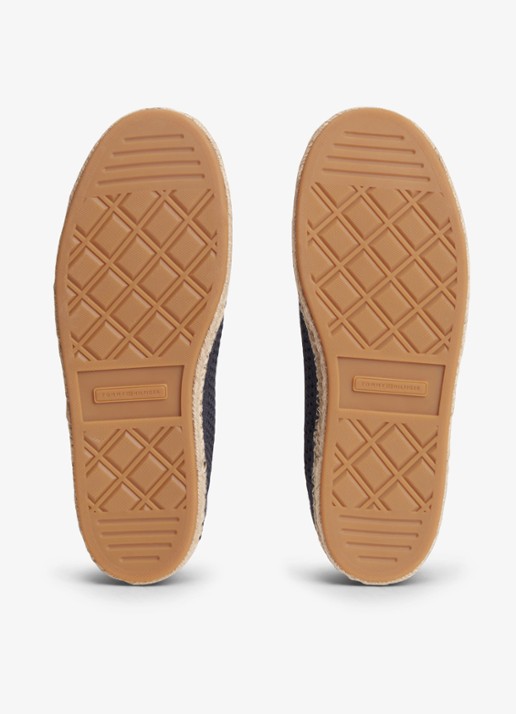 Tommy Hilfiger Sneaker met opengewerkt dessin - detail 6 donkerblauw